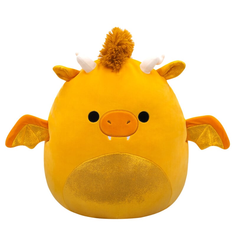 Jucarie de plus, Squishmallows, Dragonul Mister, 12 cm