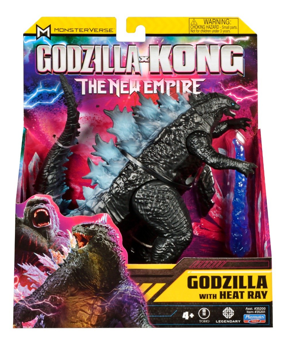 Figurina articulata cu accesoriu, Monsterverse, Godzilla with Heat Ray, 15 Cm