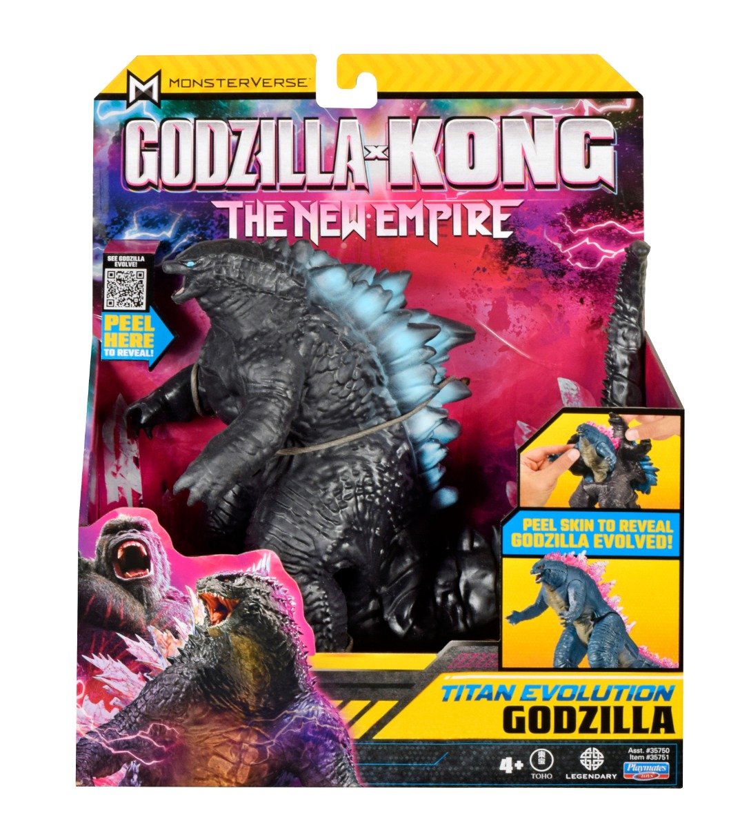 Figurina articulata cu sunete, Monsterverse, Godzilla, 18 cm