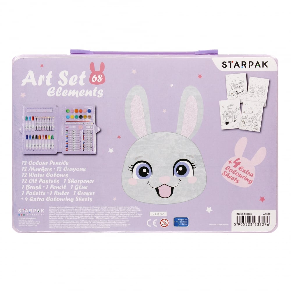 Set de pictura, Starpak, Rabbit, 68 buc