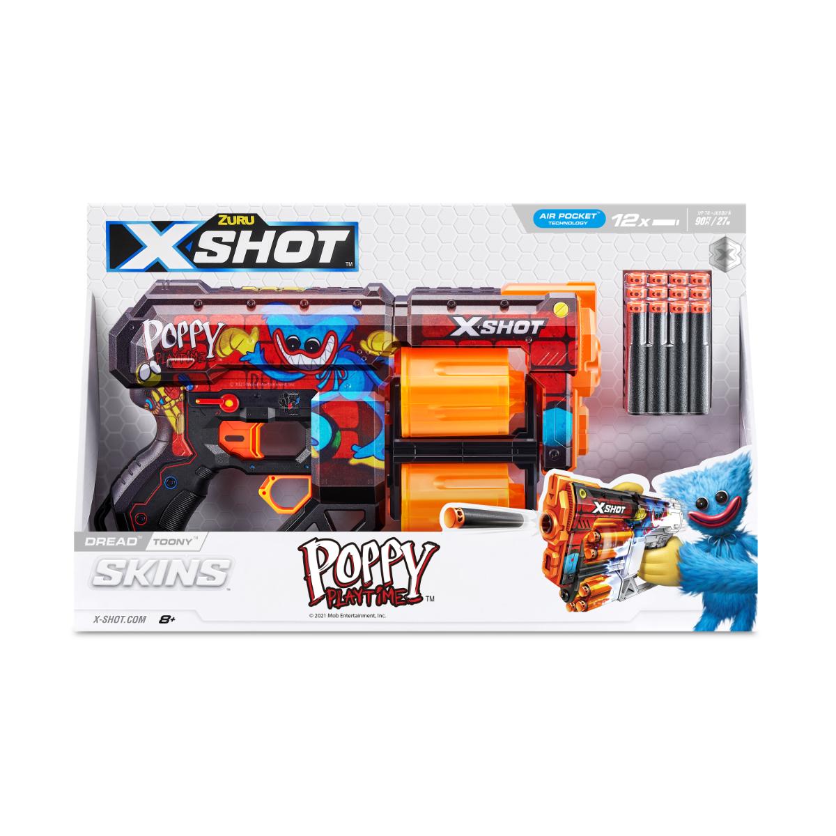 Blaster X-Shot, Excel Skins Dread, Tonny, 12 proiectile