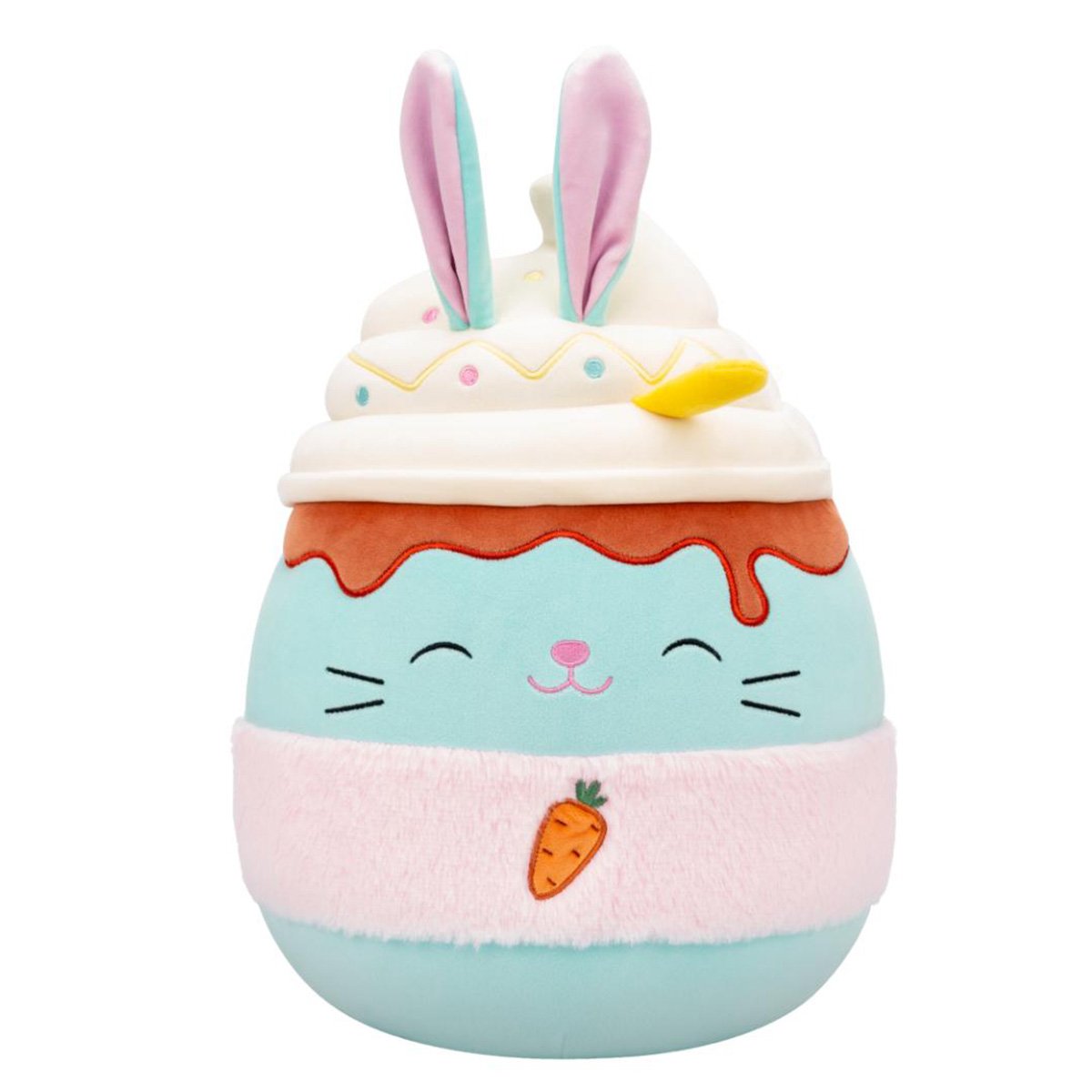 Jucarie de plus, Squishmallows, Iepurasul Eaton, 30 cm
