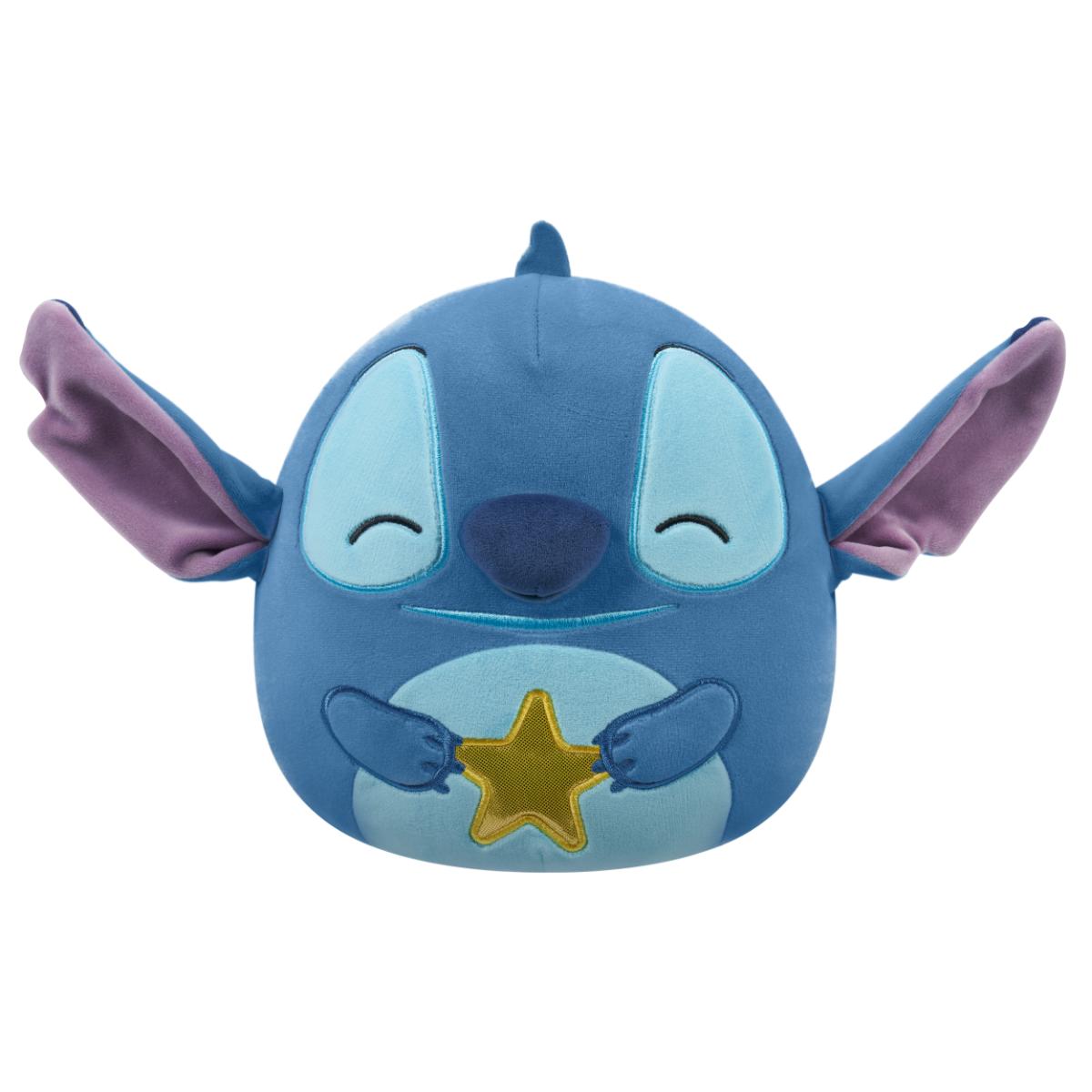 Jucarie de plus, Squishmallows, Disney Stitch cu Stea, 25 cm