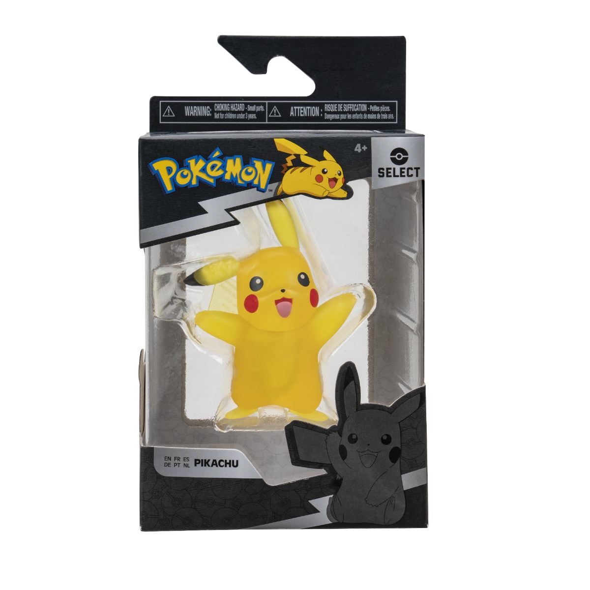 Figurina Pokemon, Select Translucent, Pikachu, 7 cm Figurină imagine 2022 protejamcopilaria.ro