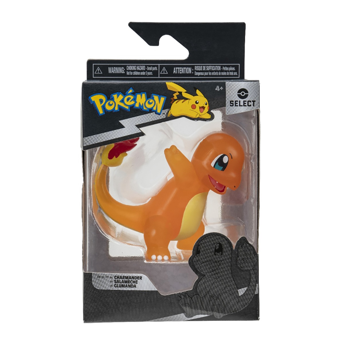 Figurina Pokemon, Select Translucent, Charmander, 7.5 cm