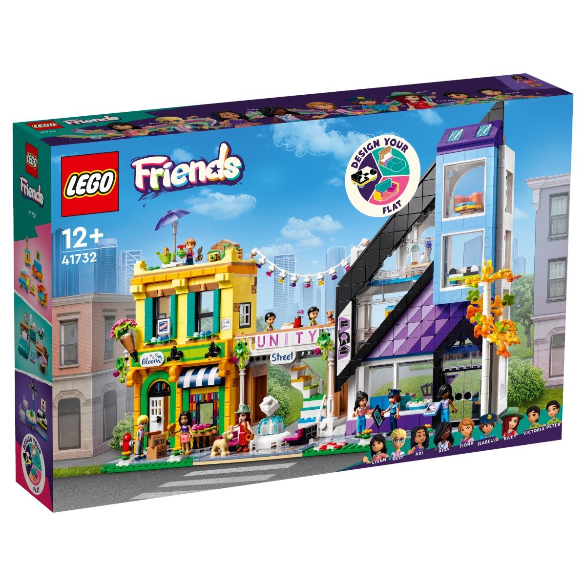 LEGO® Friends – Florarie si magazin de design in centrul orasului (41732) (41732) imagine 2022 protejamcopilaria.ro