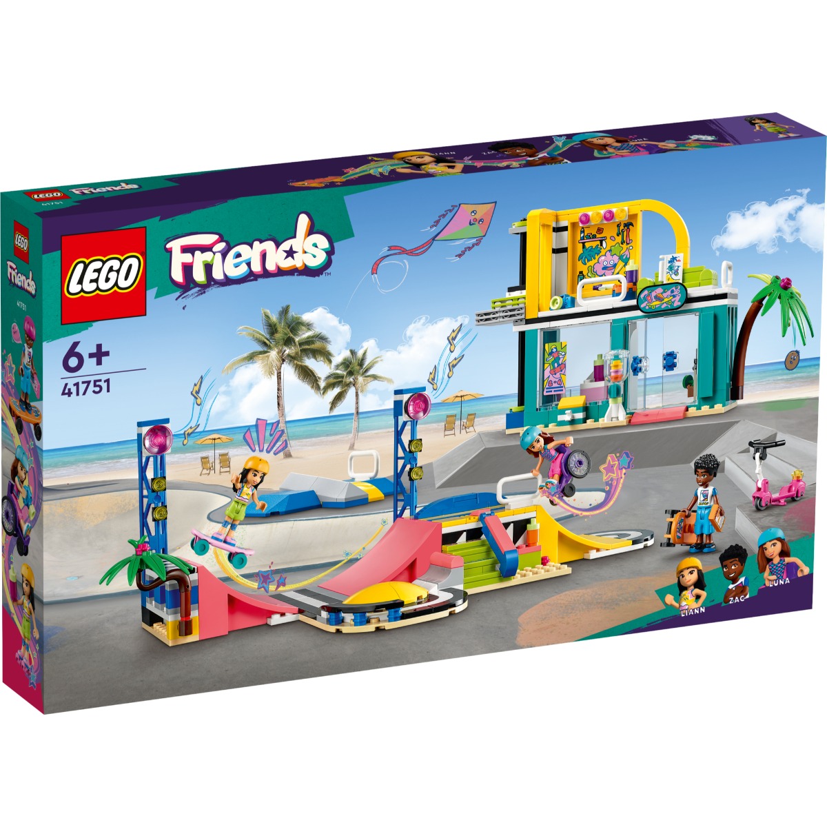 LEGO® Friends – Parc de skateboarding (41751) (41751) imagine 2022 protejamcopilaria.ro