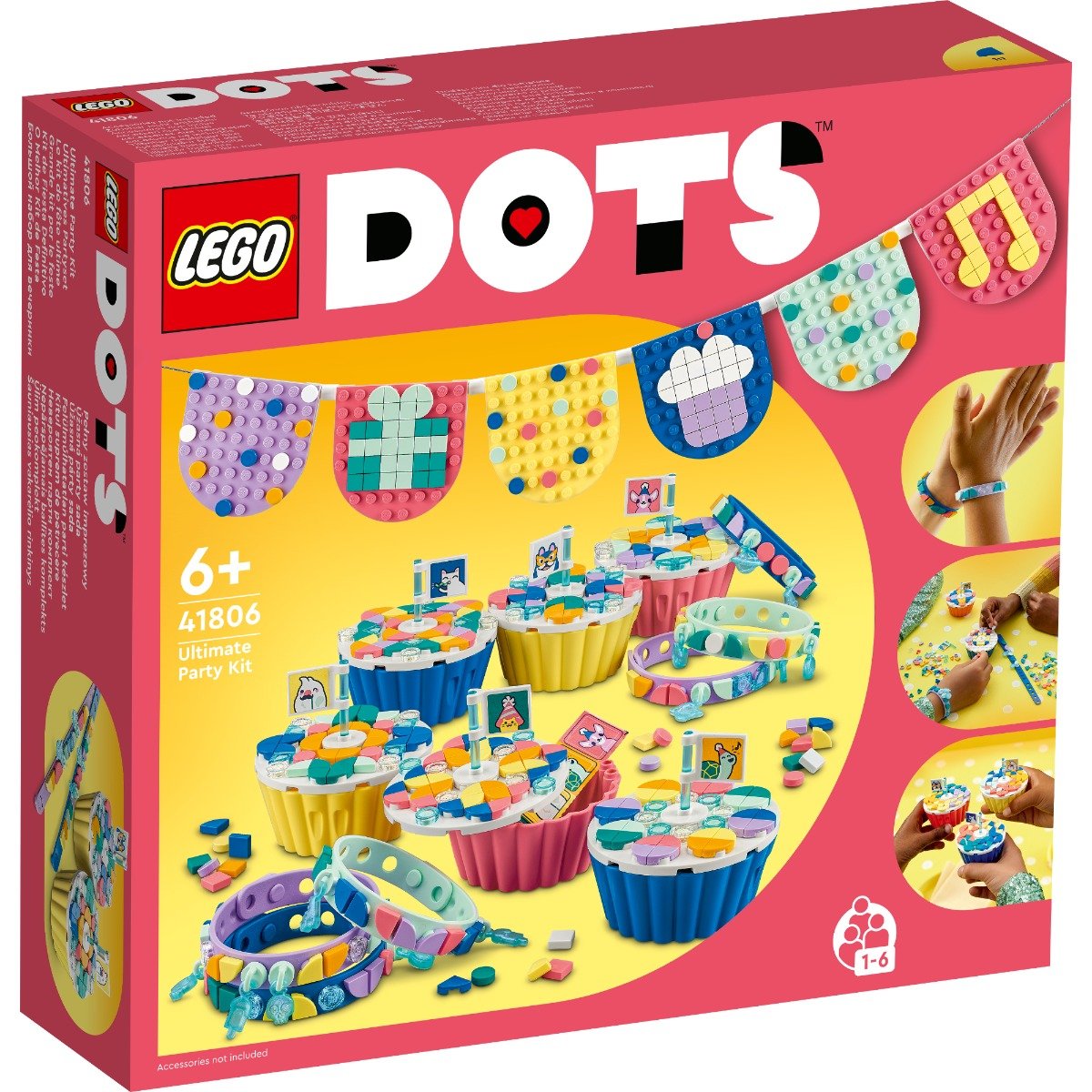 LEGO® Dots – Kitul suprem de petrecere (41806) (41806) imagine 2022 protejamcopilaria.ro