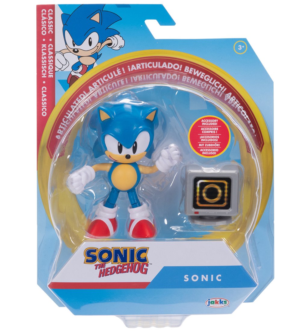 Figurina articulata, Sonic the Hedgehog, S17, Sonic, 10 cm