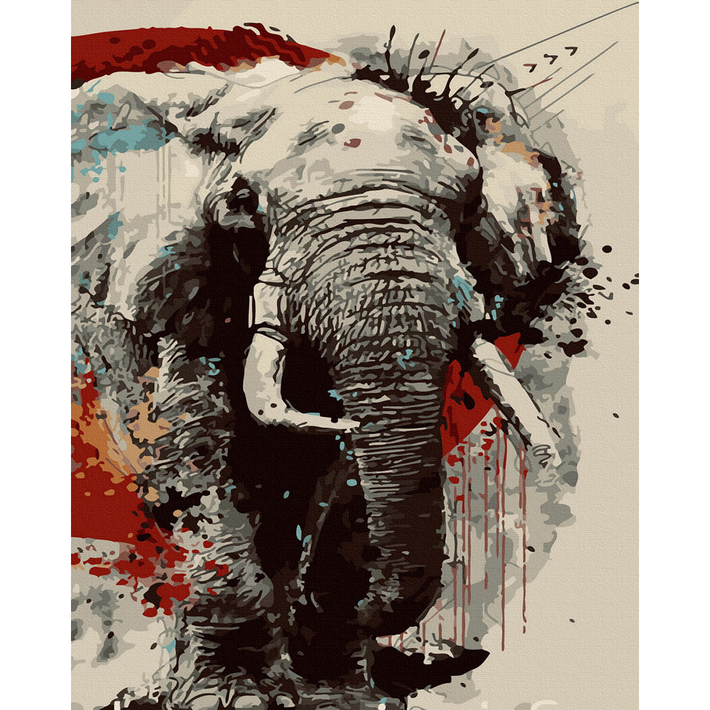 Set Pictura pe numere, Acuarello, Elefant India Acuarello imagine noua responsabilitatesociala.ro