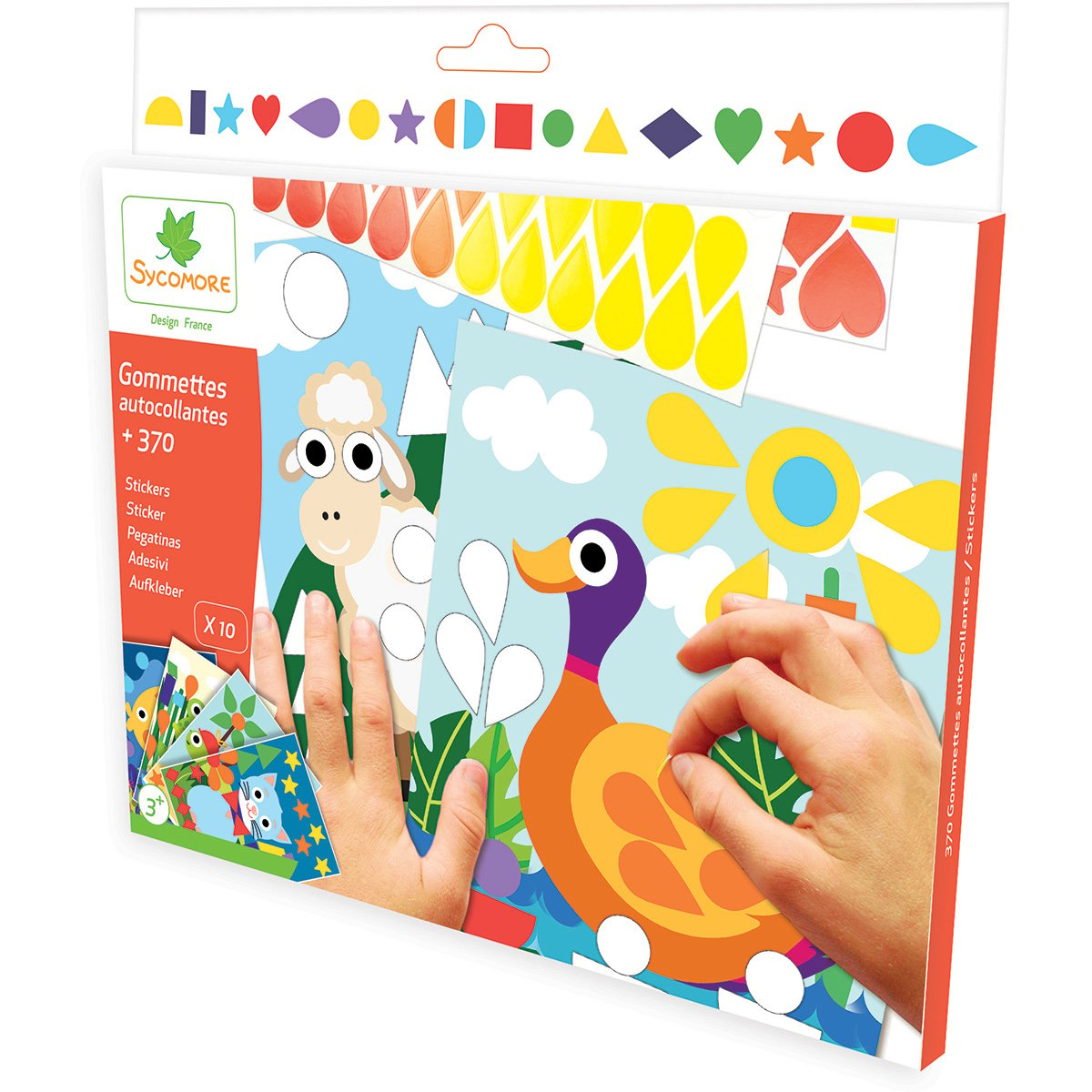 Joc de creatie, Sycomore, Autocolante colorate cu animale Jocuri creative 2023-09-25 3