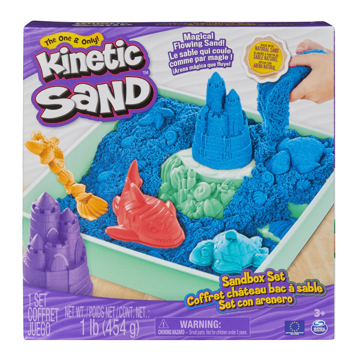 Nisip kinetic cu forme de modelat, Kinetic Sand, 20142934 20142934 imagine noua responsabilitatesociala.ro