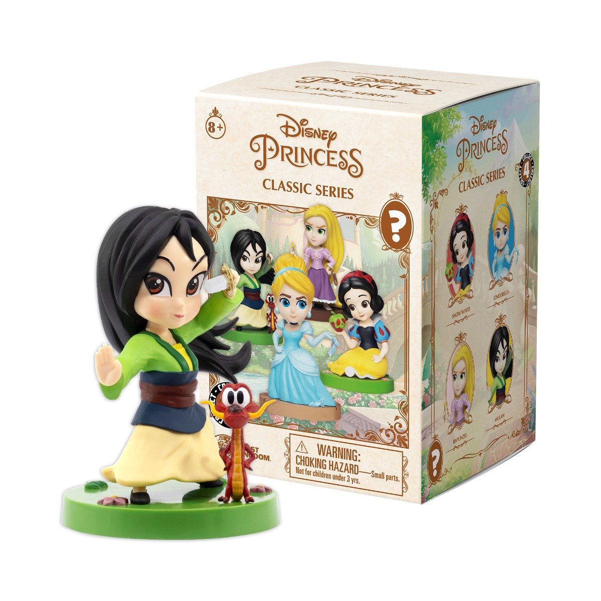 Figurina surpriza, Yume, Seria Enchanted, Disney Princess, 8 cm