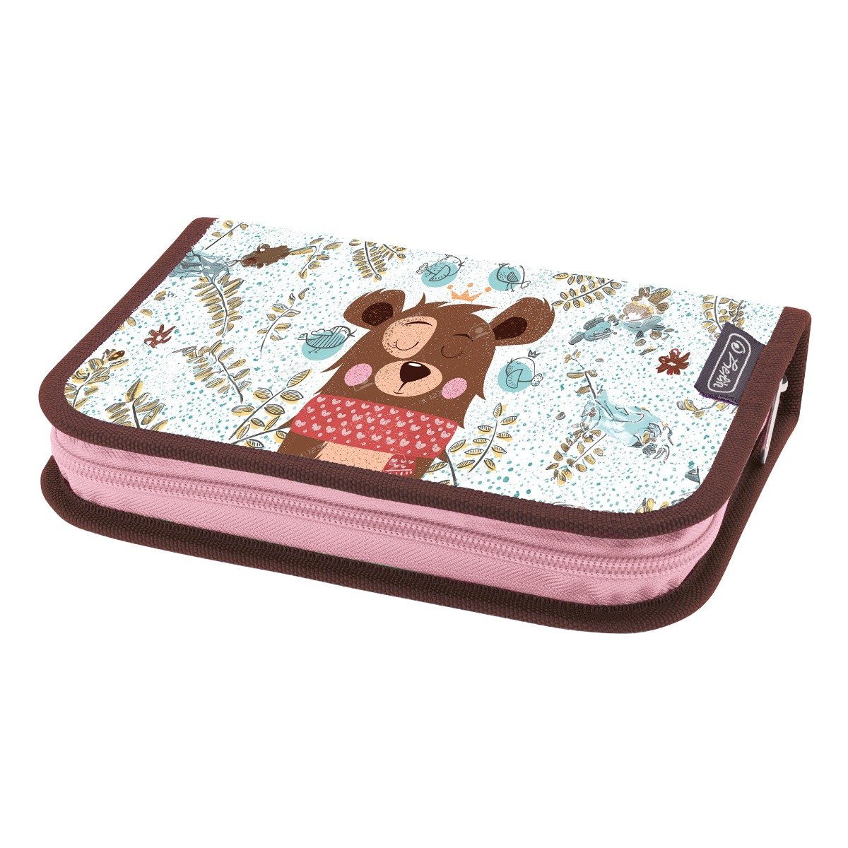 Penar echipat cu un compartiment, Herlitz, Cute Bear, 34 piese
