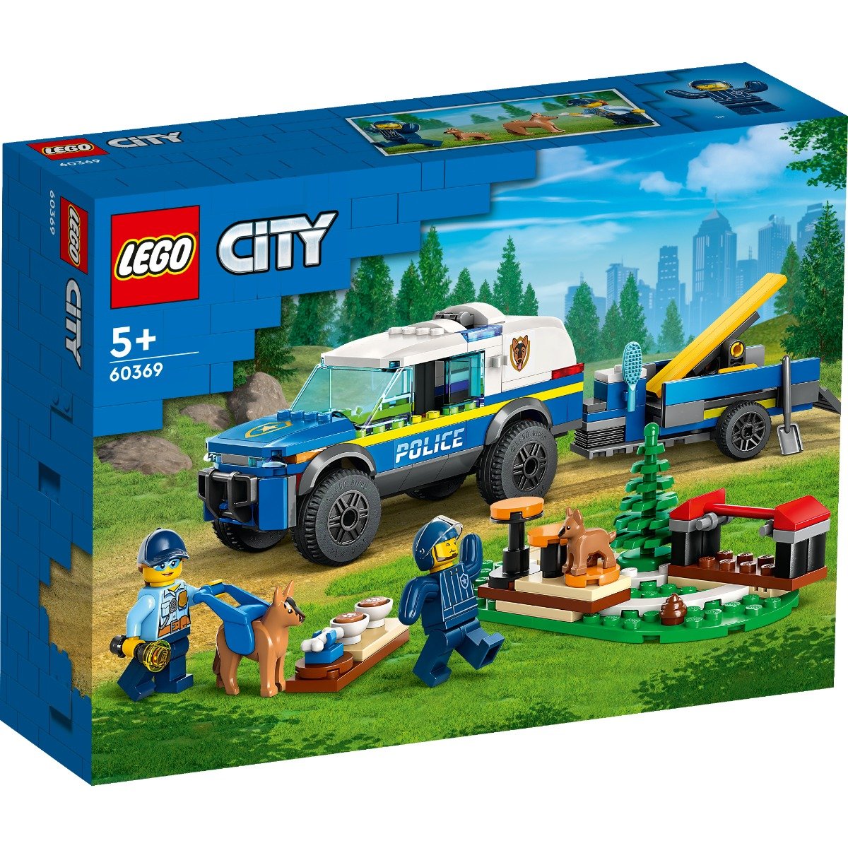 LEGO® City – Antrenament canin al politiei mobile (60369) (60369) imagine noua responsabilitatesociala.ro