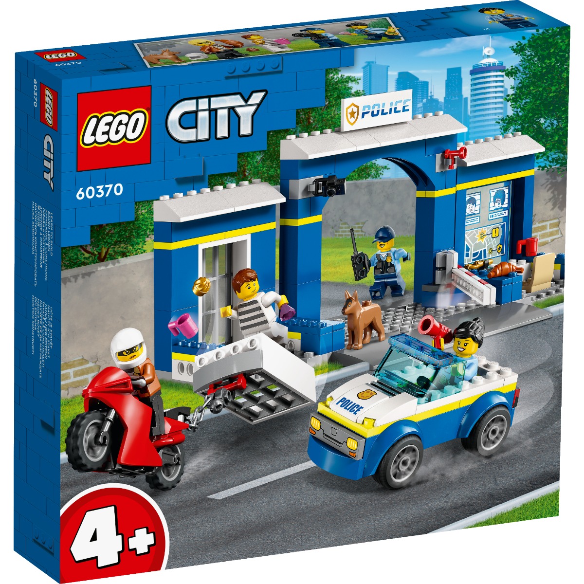 LEGO® City – Urmarire la sectia de politie (60370) (60370) imagine noua responsabilitatesociala.ro