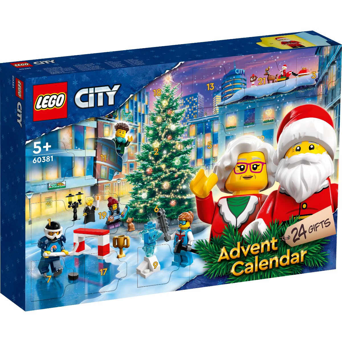 LEGO® City – Calendar de Advent 2023 (60381) LEGO® imagine noua responsabilitatesociala.ro