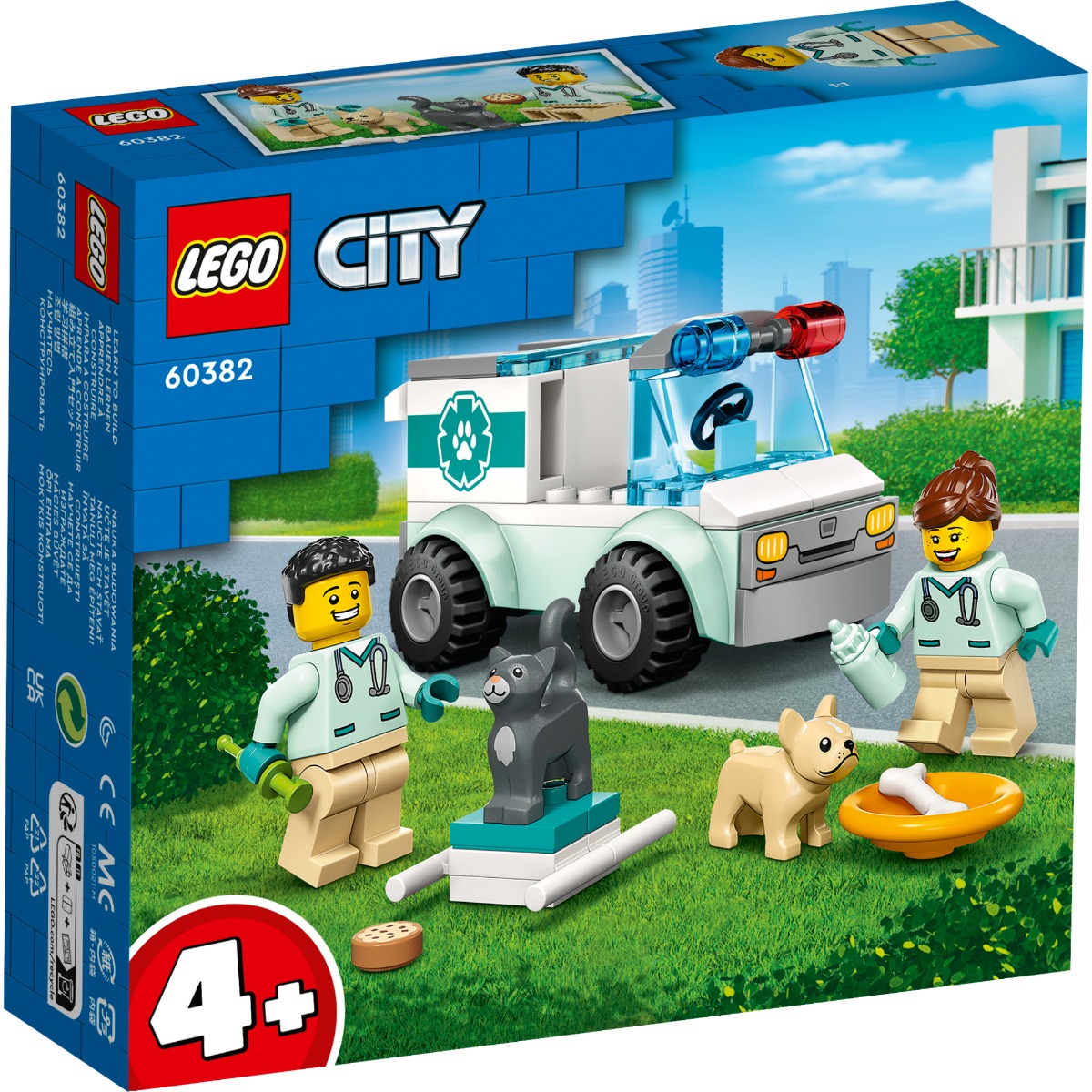 LEGO® City – Ambulanta veterinara (60382) (60382) imagine 2022 protejamcopilaria.ro