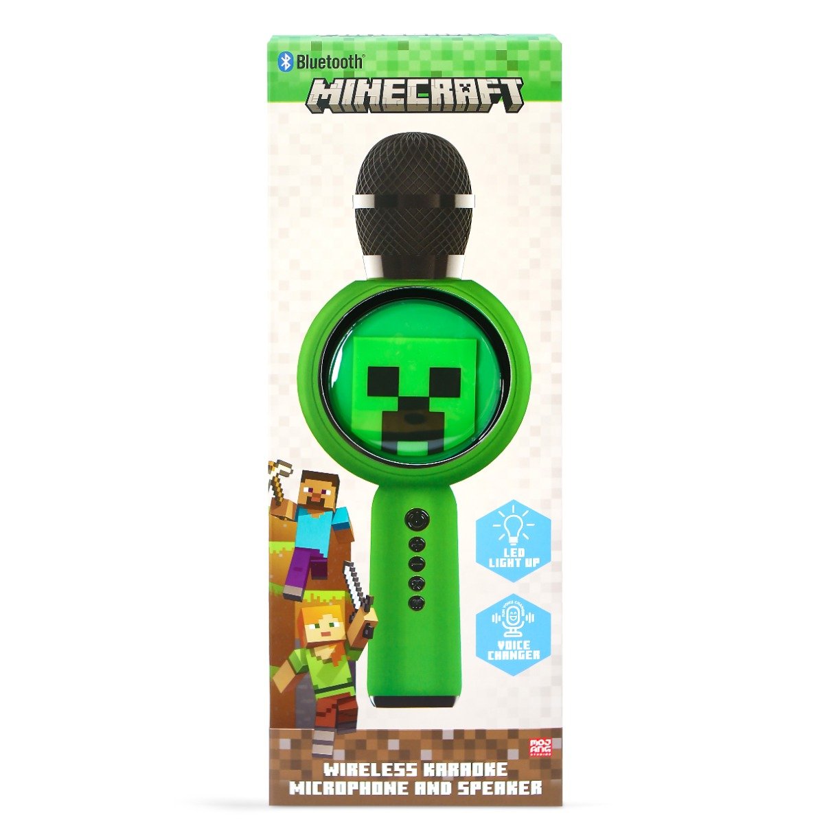 Microfon wireless cu speaker, OTL, Minecraft Creeper