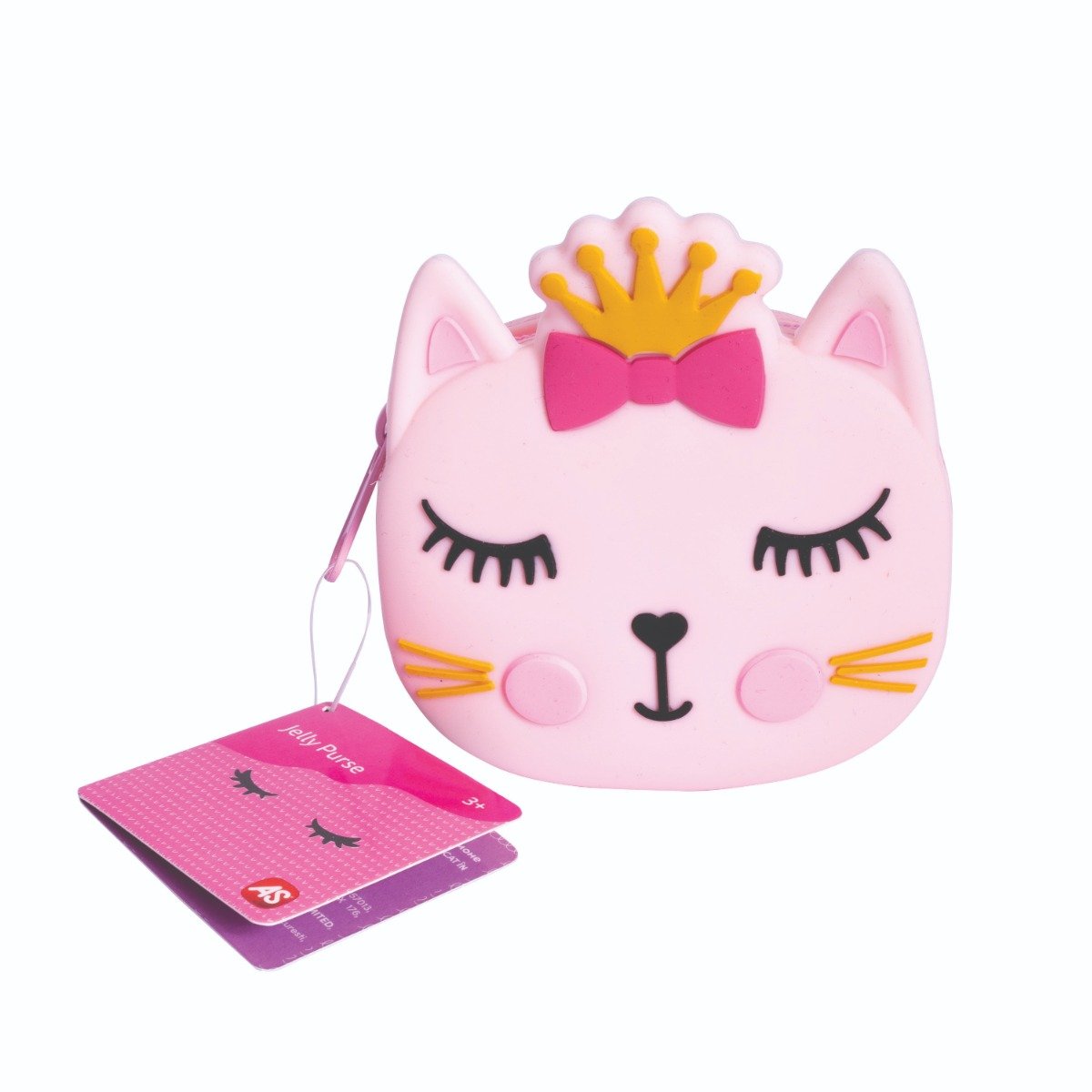 Portofel mic din silicon, Jelly Purse, Pisicuta