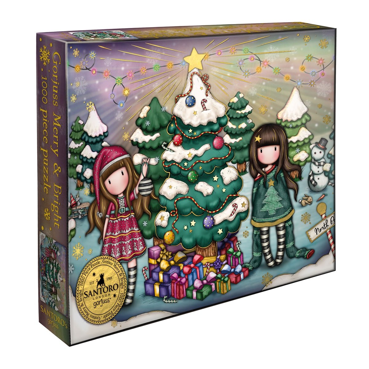 Puzzle Gorjuss, Merry and Bright, 1000 piese