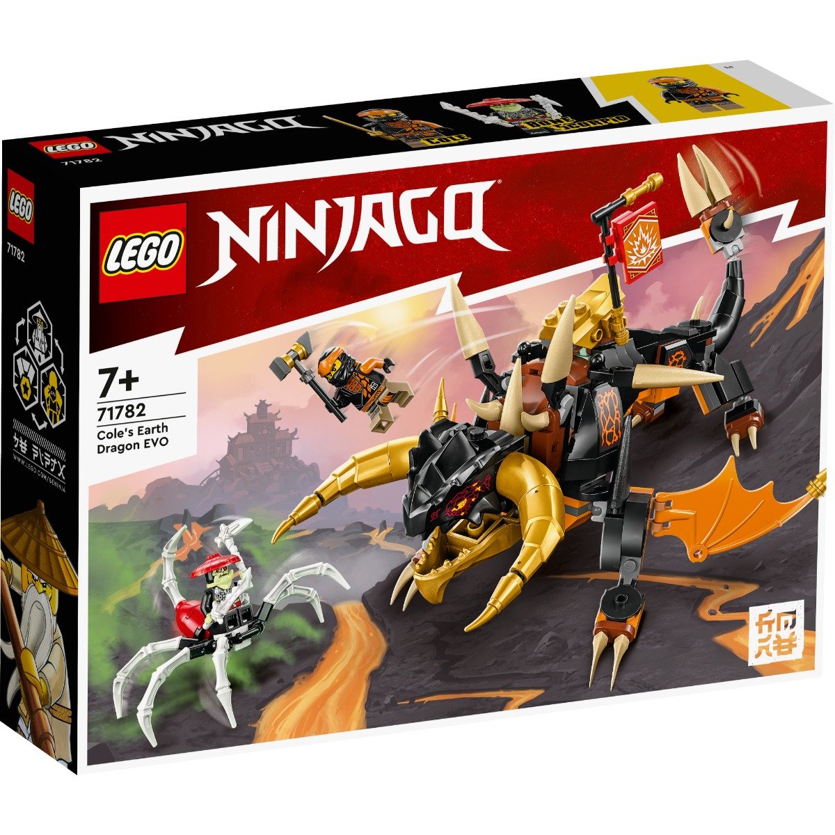 LEGO® Ninjago – Dragonul de pamant Evo al lui Cole (71782) (71782) imagine noua responsabilitatesociala.ro
