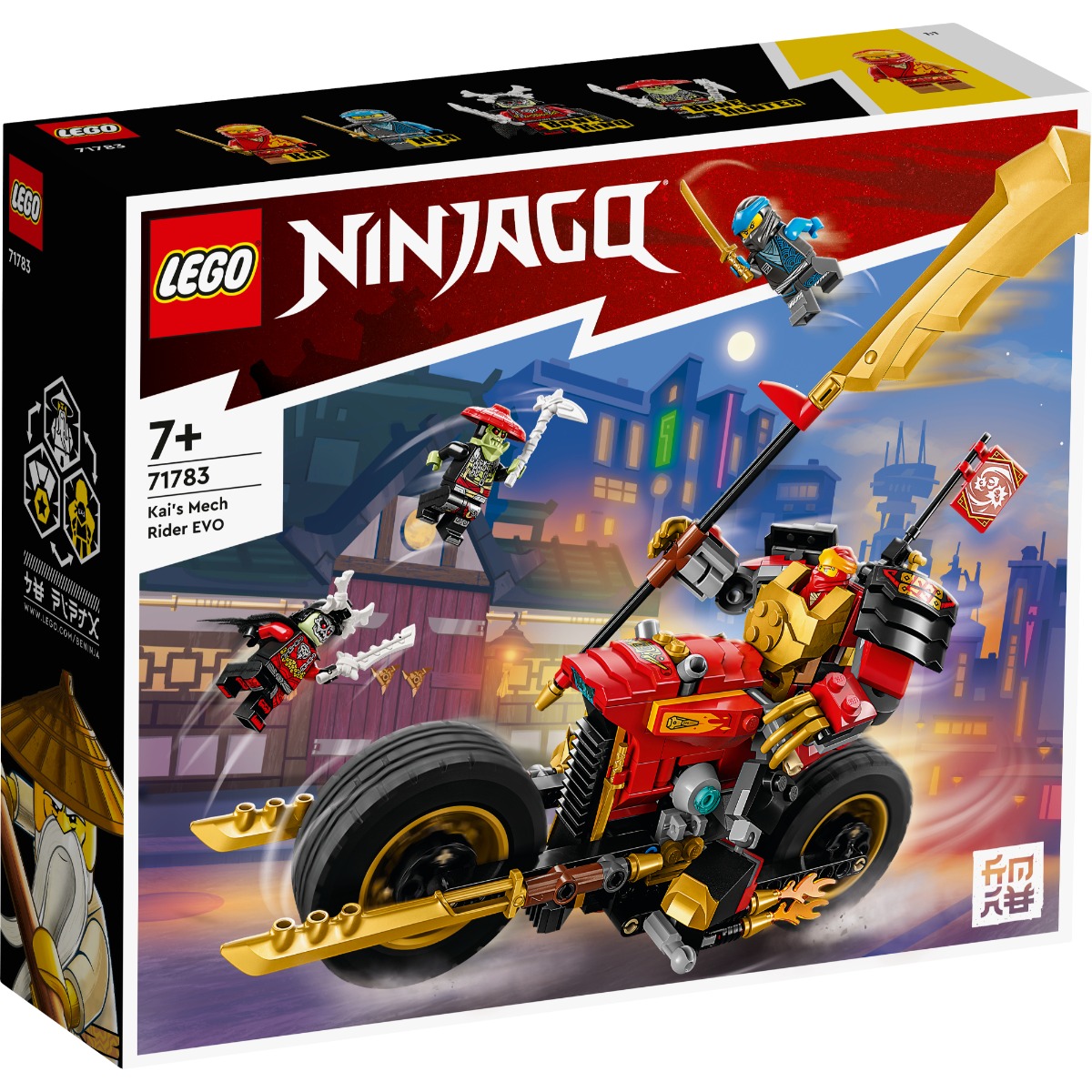LEGO® Ninjago – Motocicleta robot Evo a lui Kai (71783) (71783) imagine noua responsabilitatesociala.ro