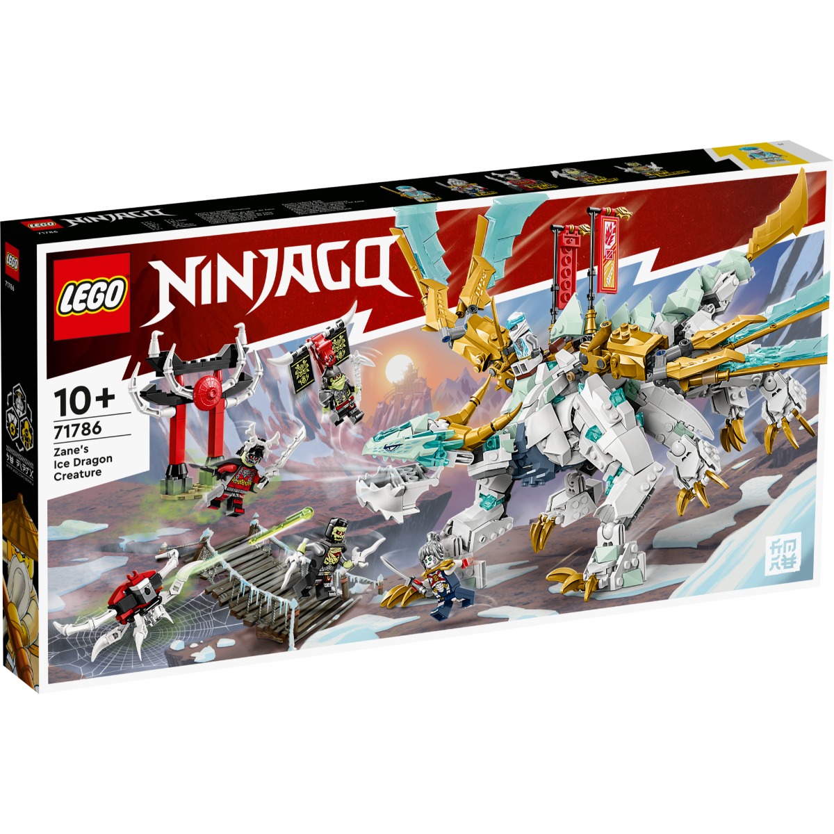 LEGO® Ninjago – Creatura dragon de gheata a lui Zane (71786) (71786) imagine 2022 protejamcopilaria.ro
