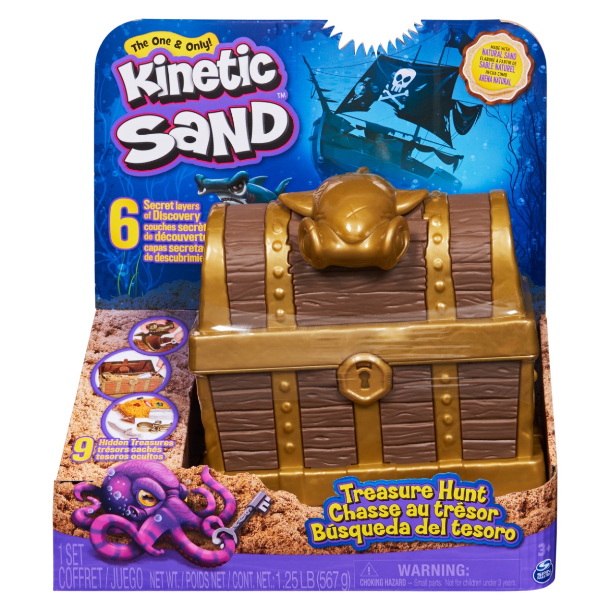 Nisip kinetic in cufar, Kinetic Sand, 20133533 20133533 imagine noua responsabilitatesociala.ro