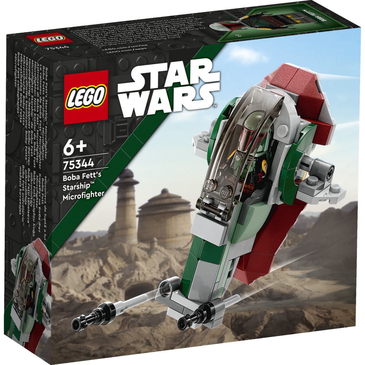 LEGO® Star Wars – Boba Fetts Starship Microfighter (75344) (75344) imagine 2022 protejamcopilaria.ro