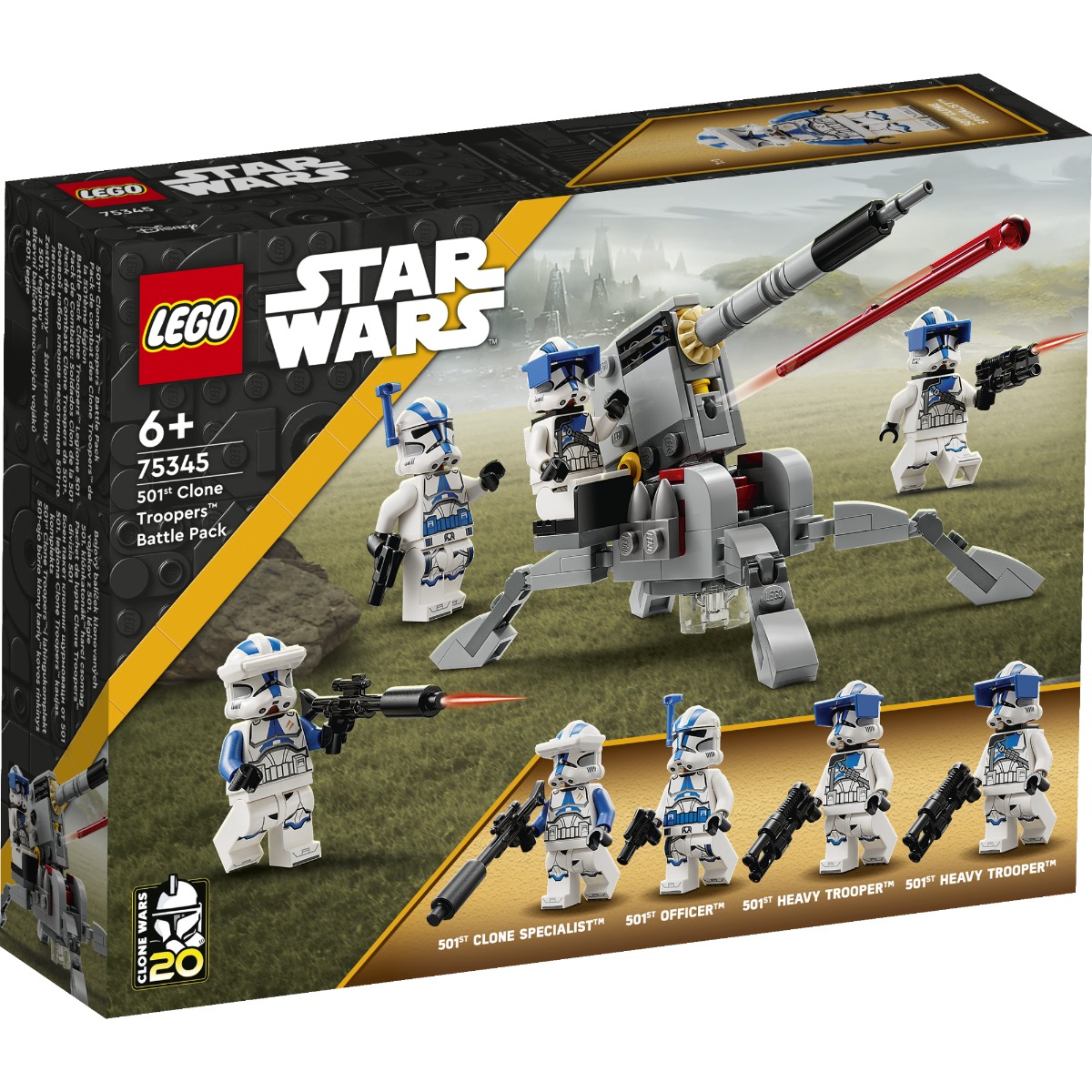LEGO® Star Wars – Pachet de lupta Clone Troopers (75345) (75345) imagine noua responsabilitatesociala.ro