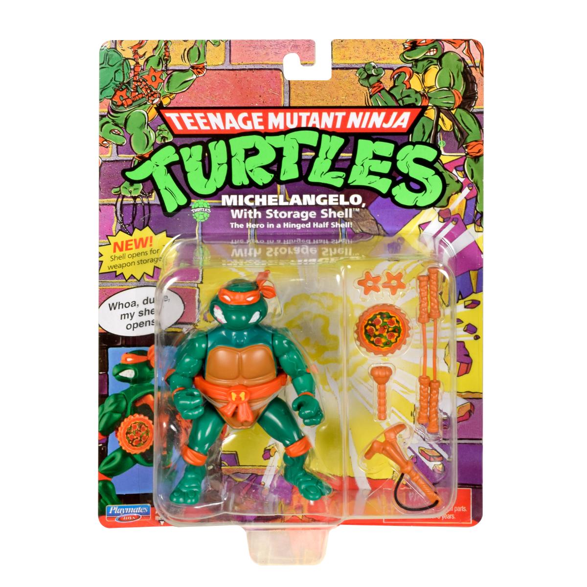 Figurina Testoasele Ninja, Teenage Mutant, Michelangelo, 10 cm