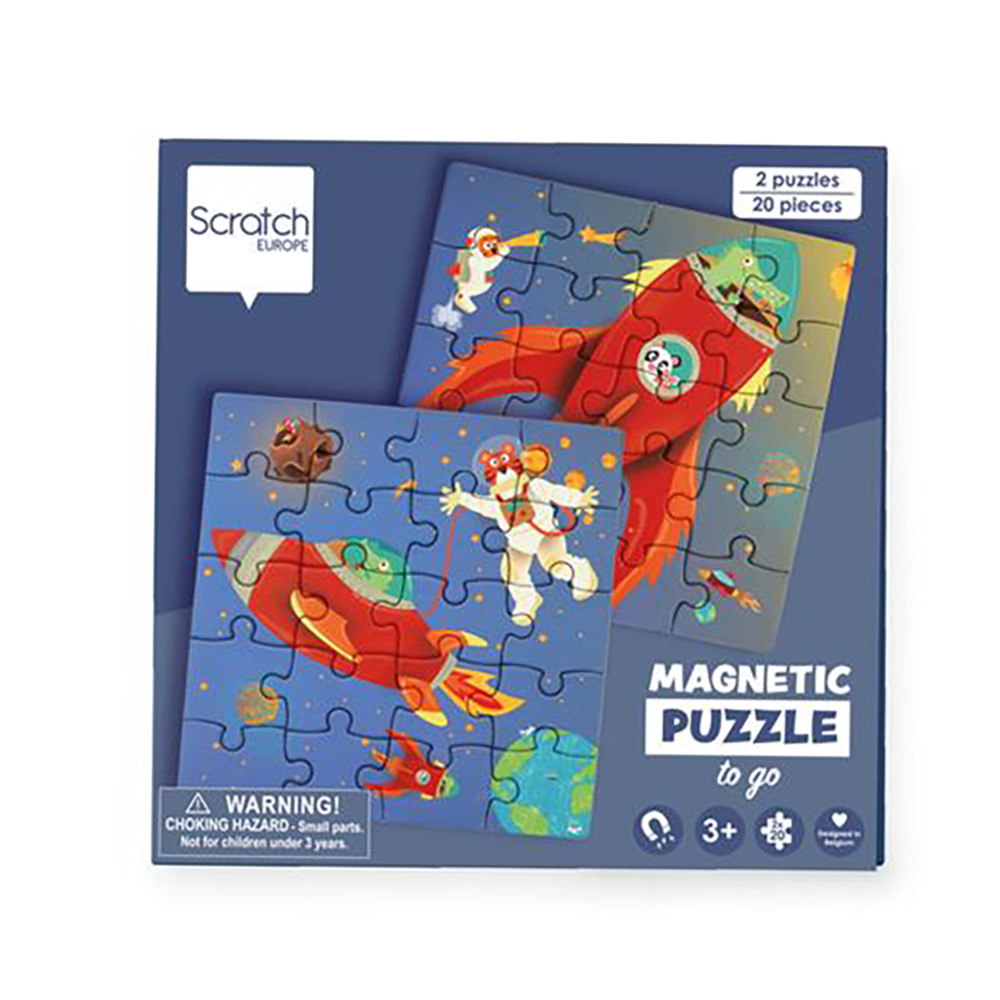 Puzzle magnetic Scratch, Spatiu magnetic imagine noua responsabilitatesociala.ro