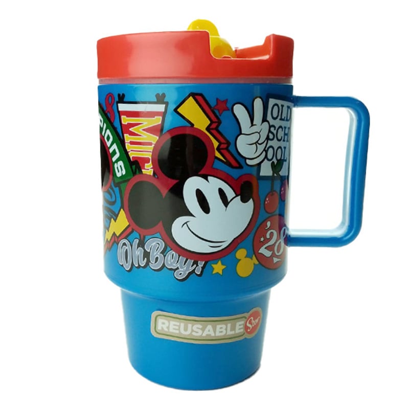 Cana cu pai, Disney Mickey Mouse, 530 ml