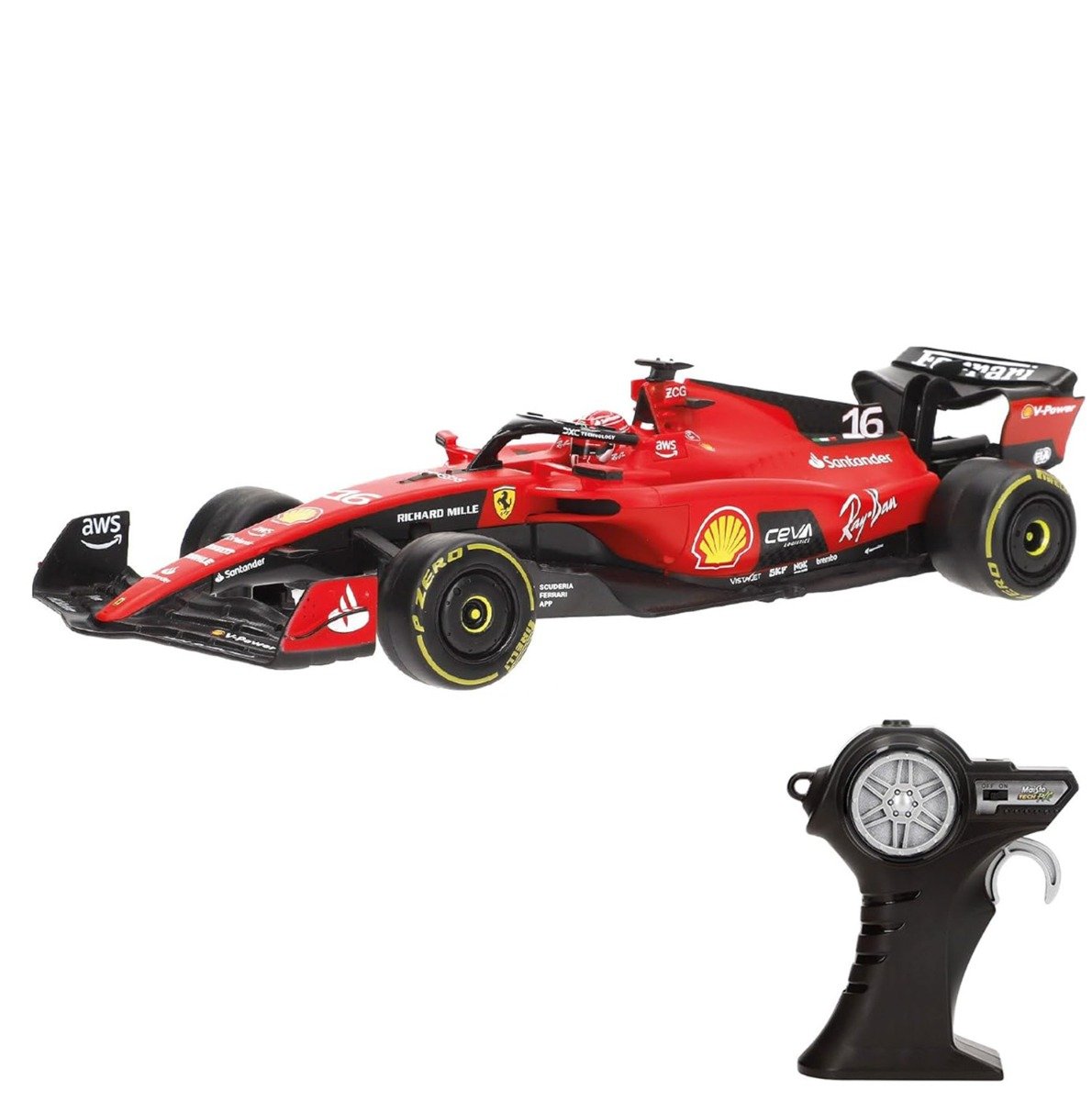 Masina cu radiocomanda, Maisto, Ferrari SF-23 Charles Leclerc, 1:24