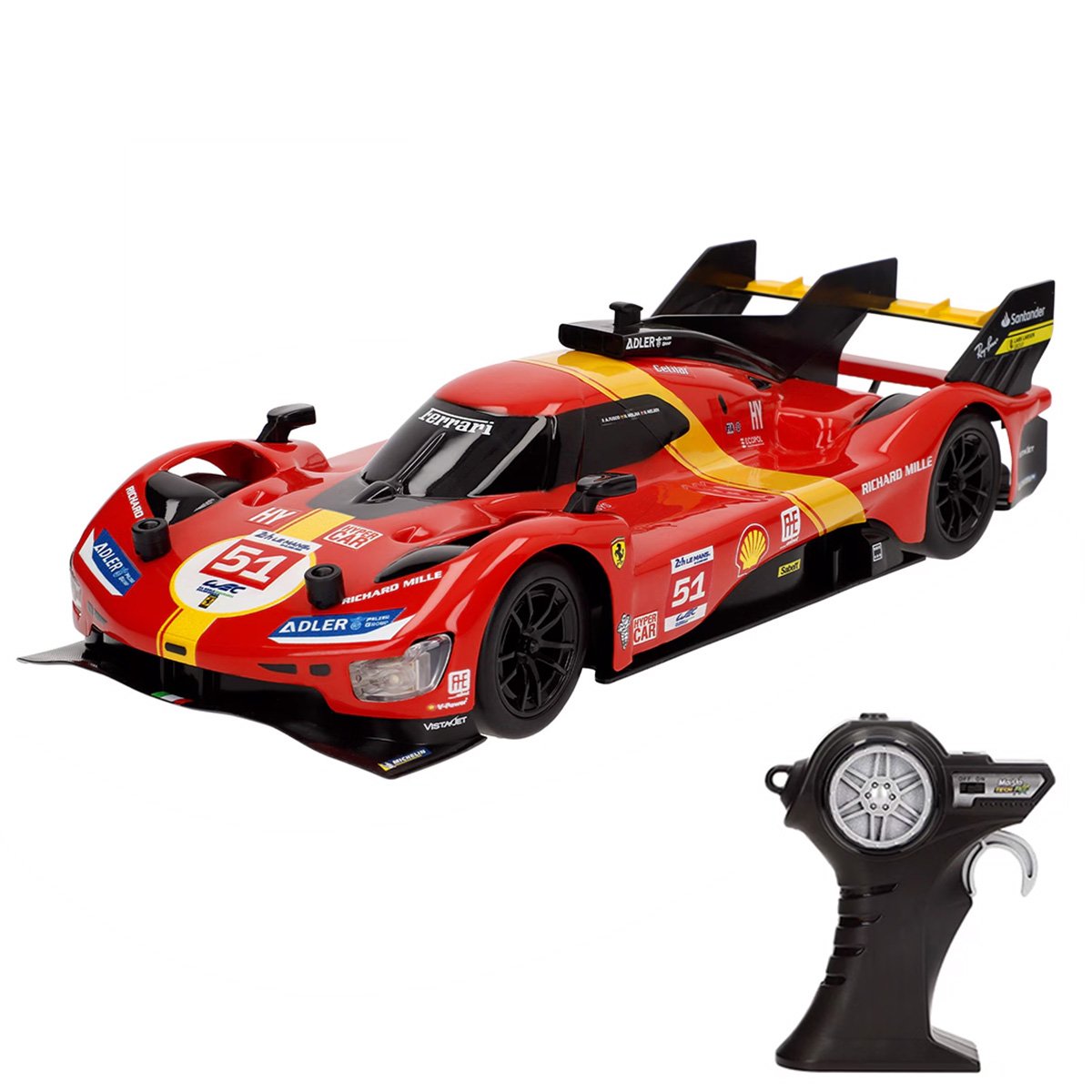 Masina cu radiocomanda, Maisto, Ferrari 499P, 2023 24H Le Mans Champion, 1:16