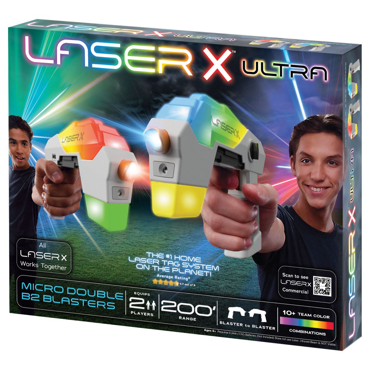 Set blaster, Laser X Ultra Micro, 60 metri aer