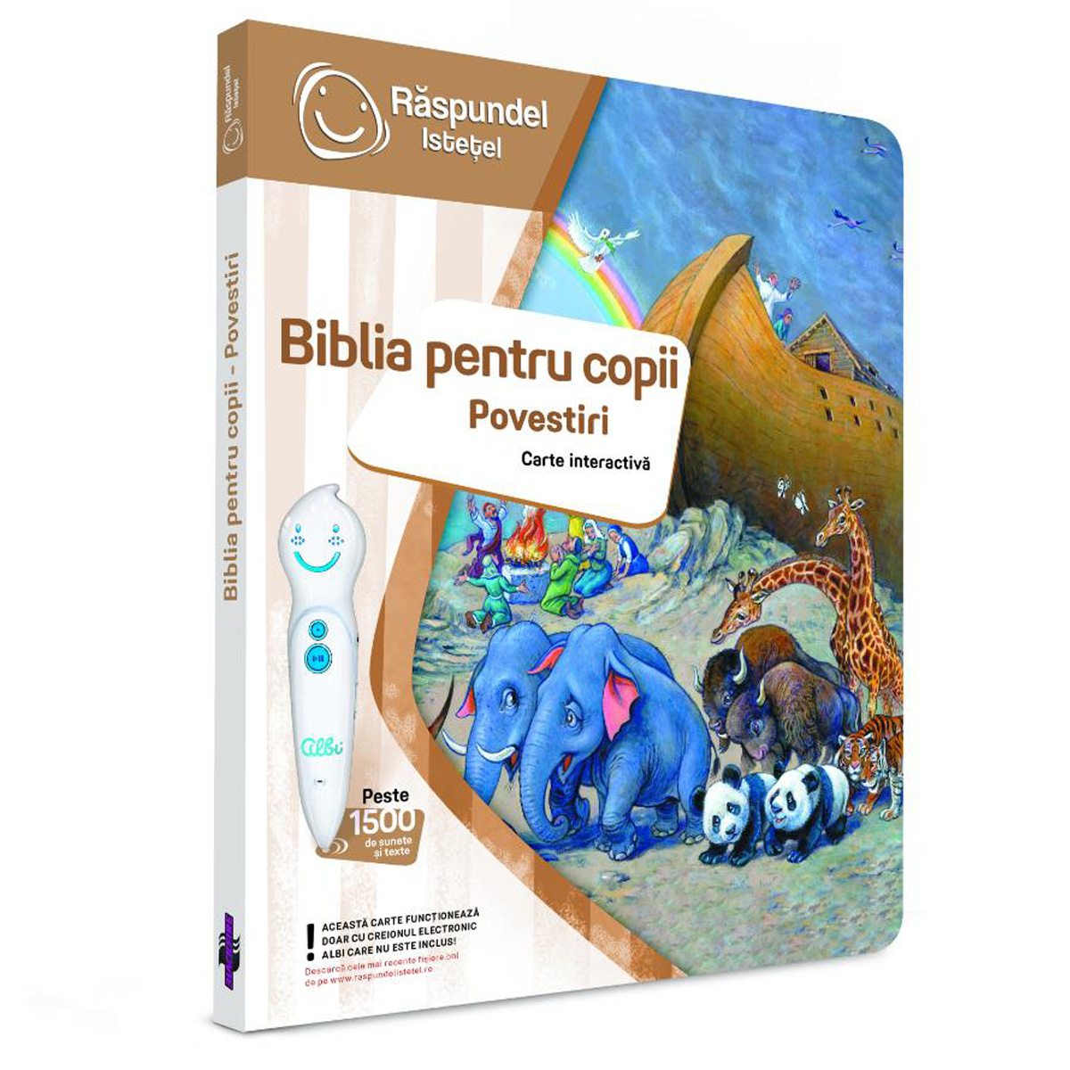 Carte interactiva, Raspundel Istetel, Biblia pentru copii, Povestiri