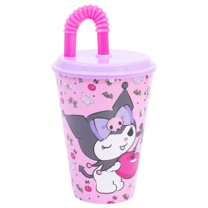 Pahar cu pai, Stor, Kuromi, 430 ml