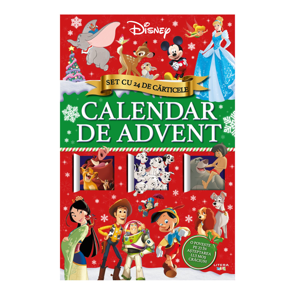 Calendar de Advent, Disney, Set cu 24 de carticele