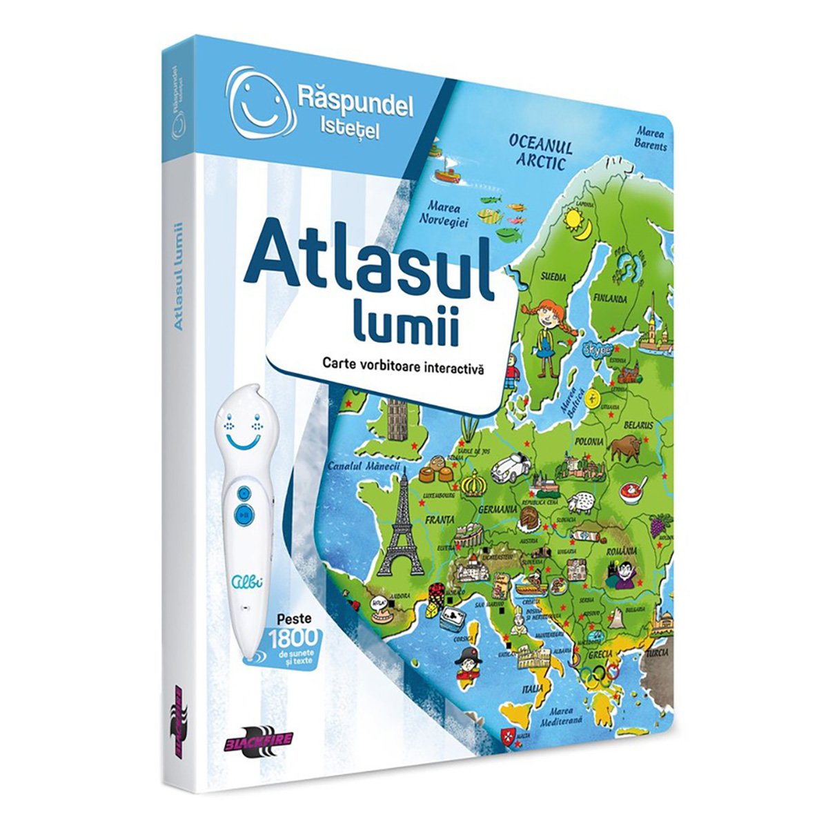 Carte interactiva, Raspundel Istetel, Atlasul Lumii