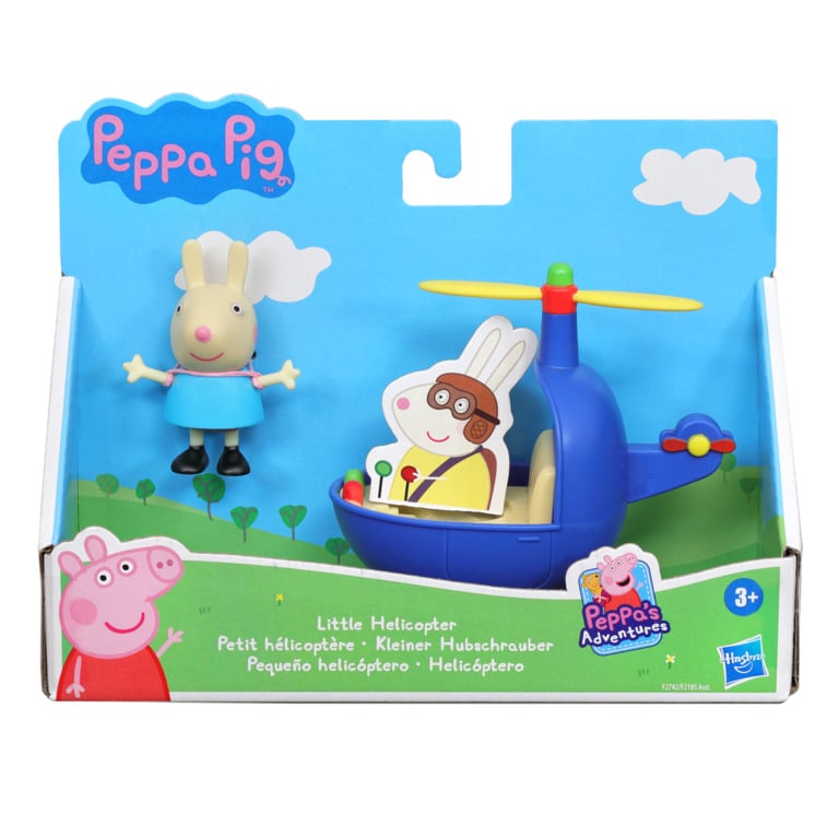 Set figurina si elicopter, Peppa Pig, Little Helicopter, F2742