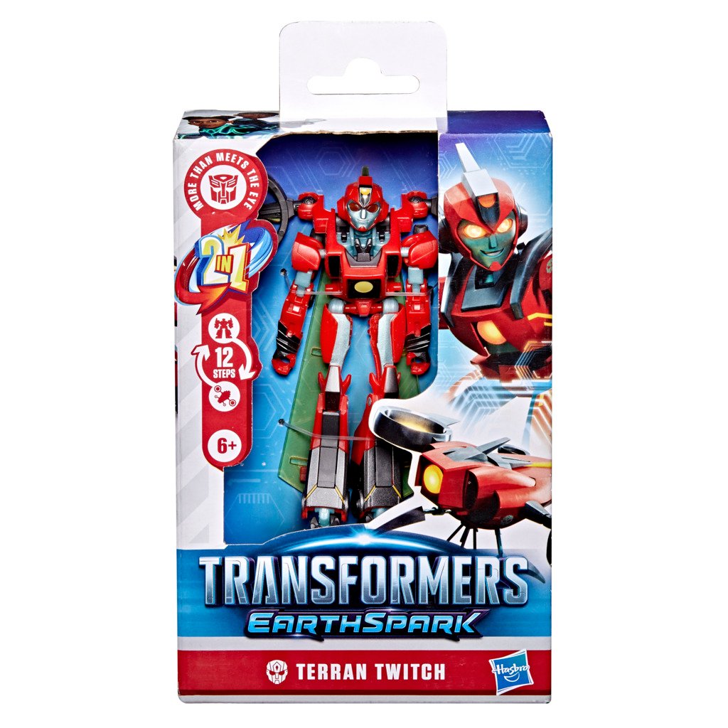 Figurina transformabila EarthSpark, Transformers, Terran Twitch, F6734