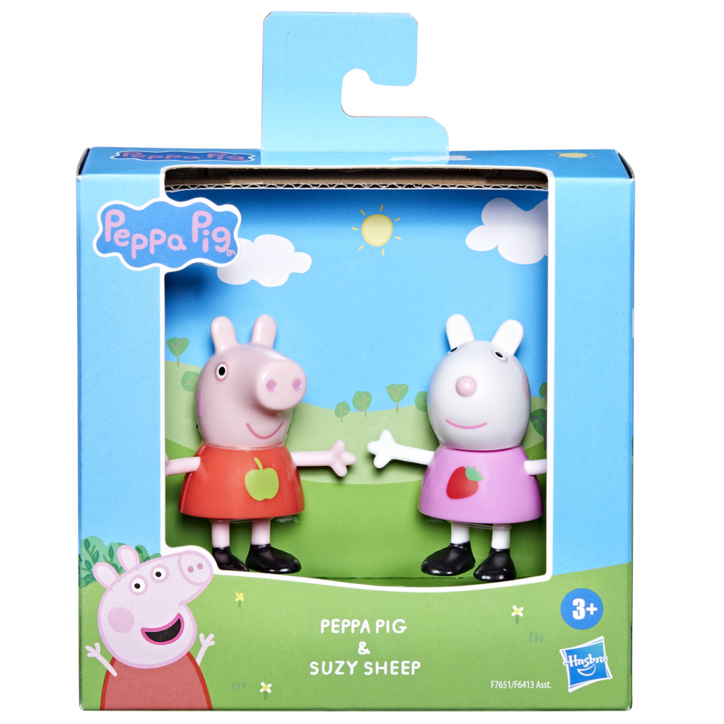 Set 2 figurine, Peppa Pig si Suzy Sheep, F7651