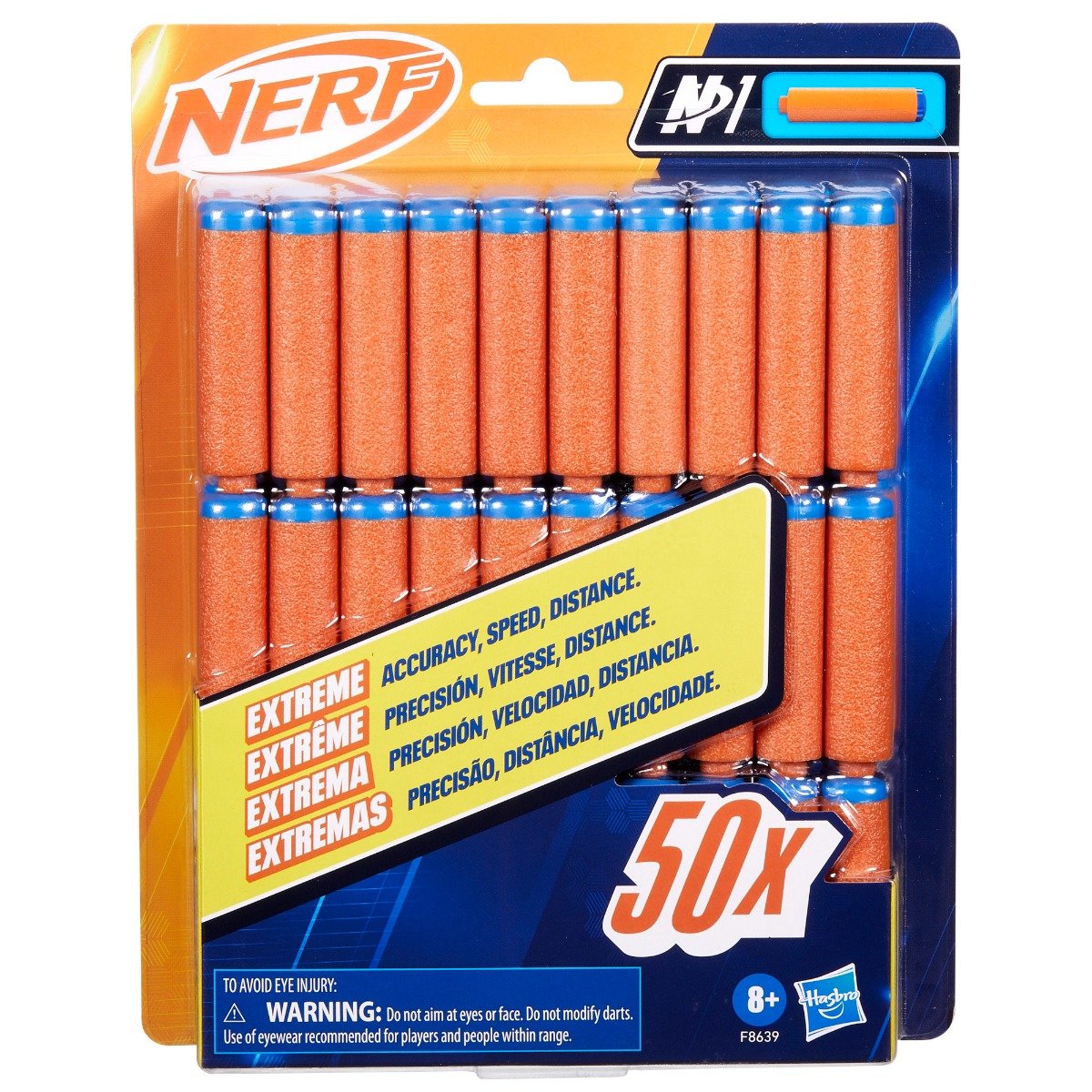 Set 50 de sageti de spuma, Nerf N1