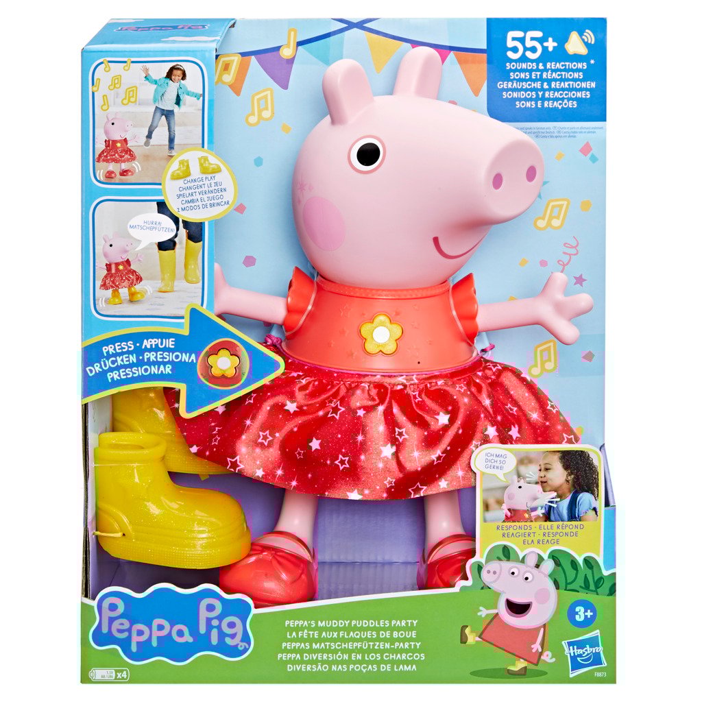 Figurina interactiva Peppa Pig, 30 cm, F8873