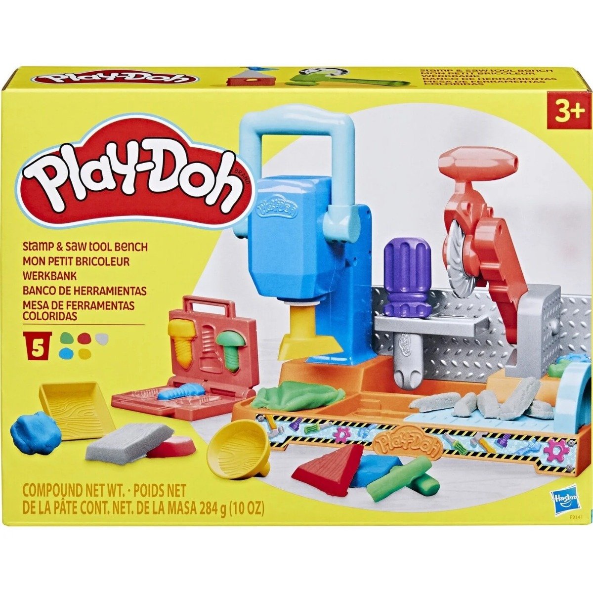 Set de joaca, Play-Doh, Banc de lucru cu scule, F9141