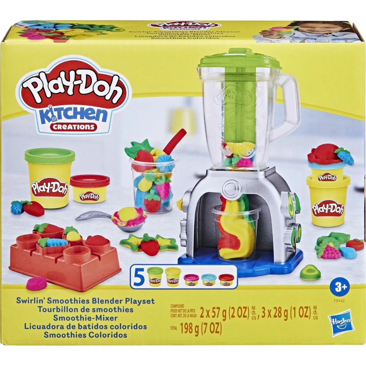 Set blender cu accesorii, Play-Doh, Swirlin Smoothies, F9142