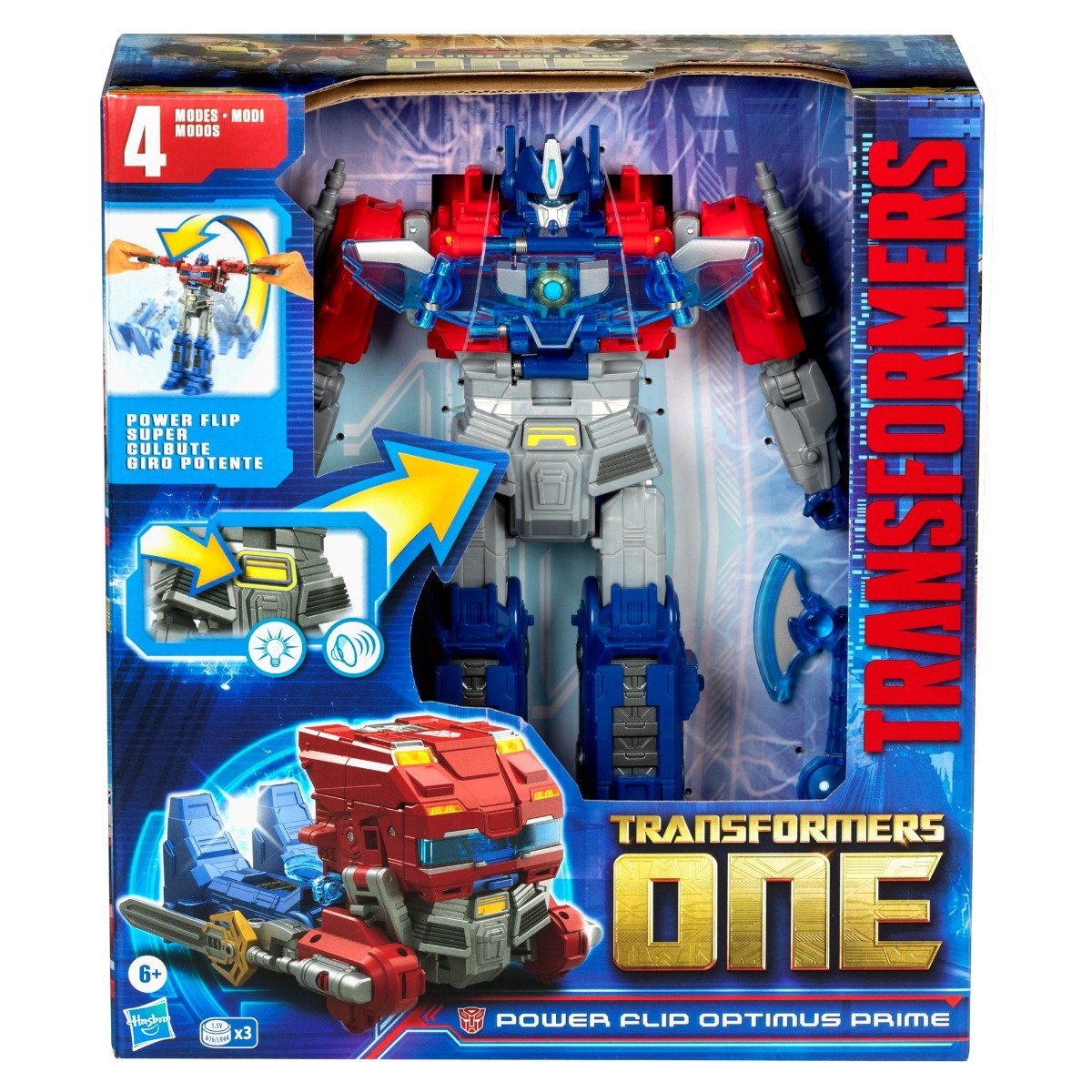 Figurina robot transformabila, Transformers, Power Flip Optimus Prime