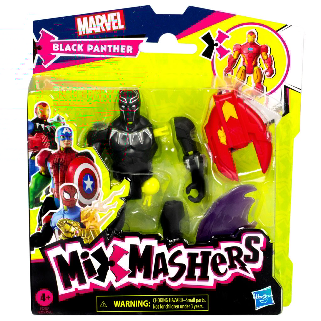 Figurina articulata, Marvel Avengers, Mixmashers, Black Panther, F9268